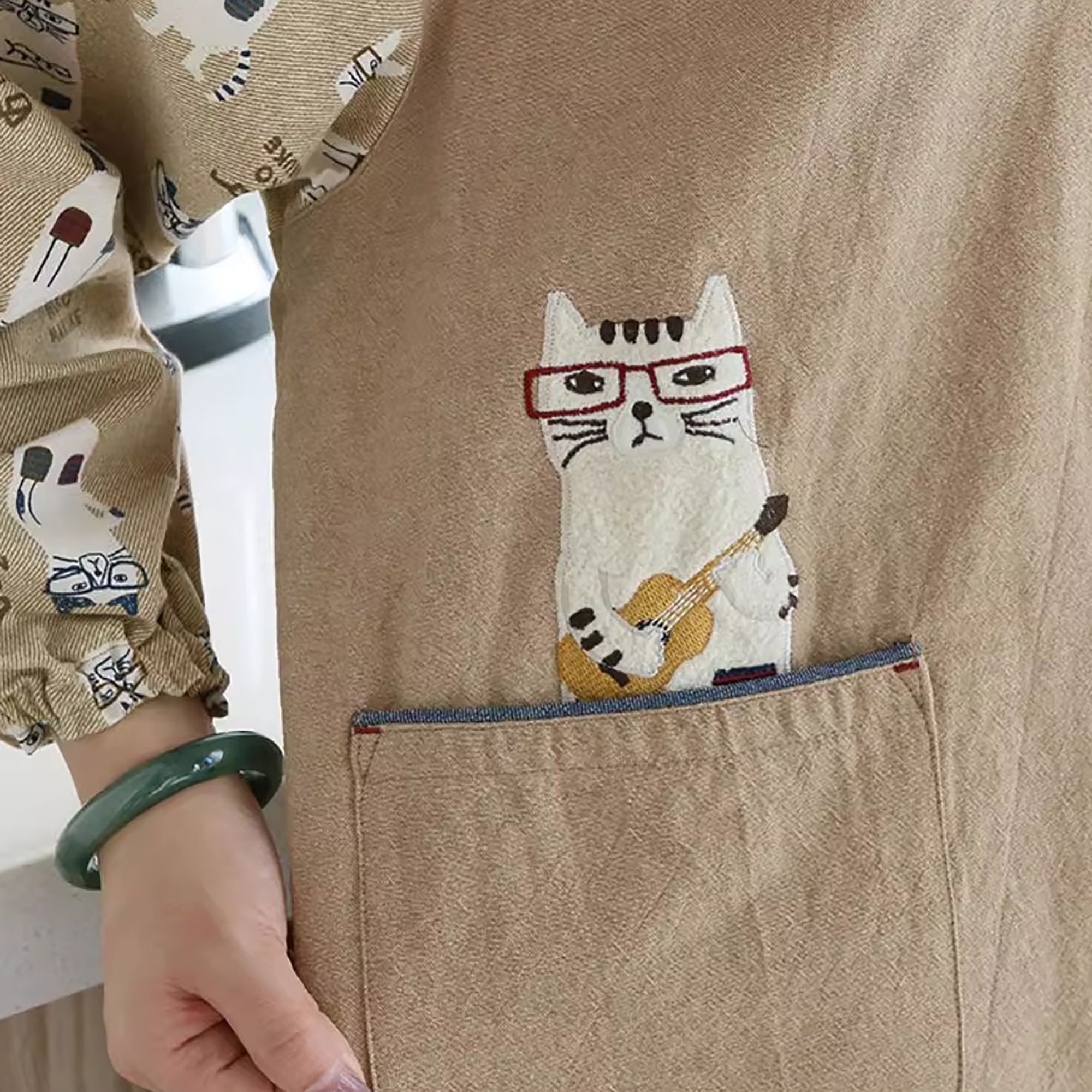 Tablier japonais chat Kusuguru