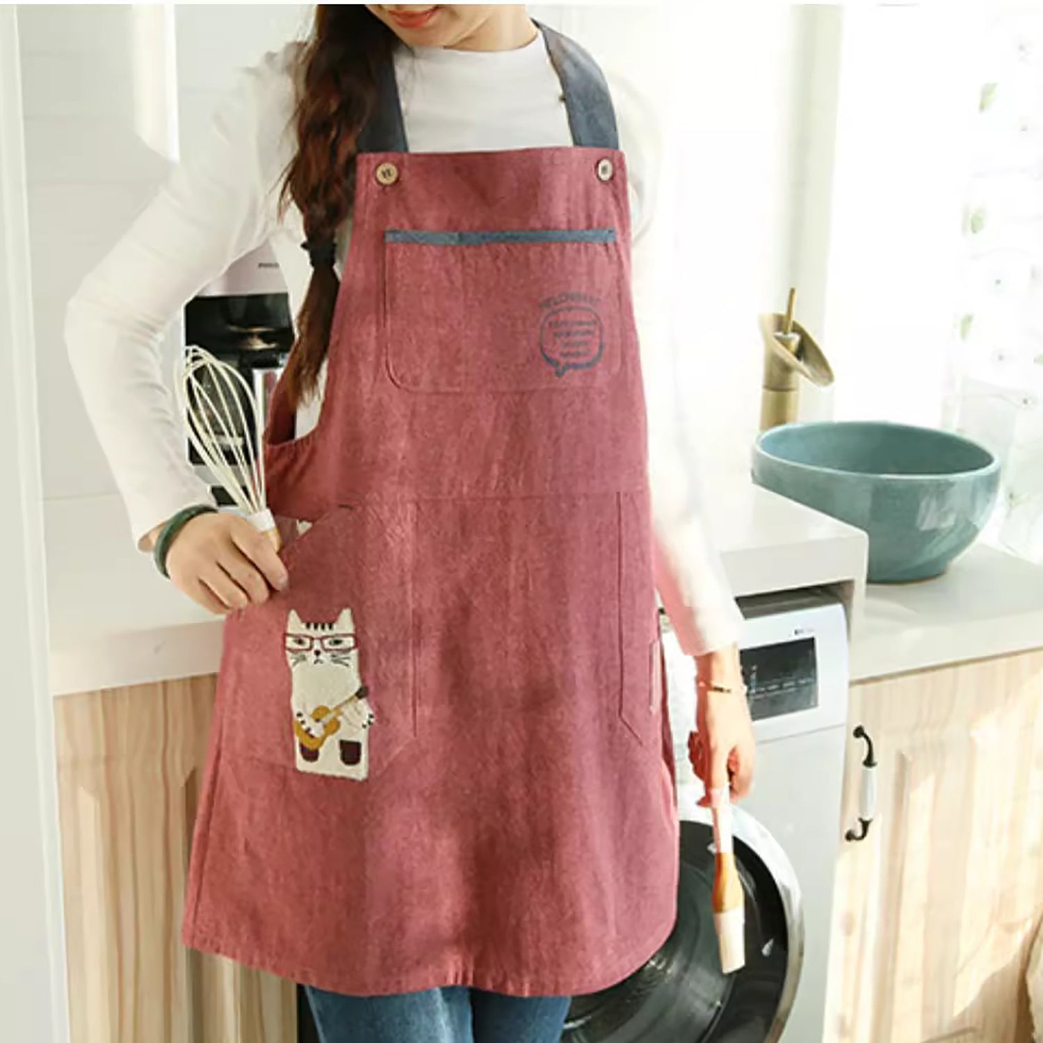 Tablier japonais chat Kusuguru