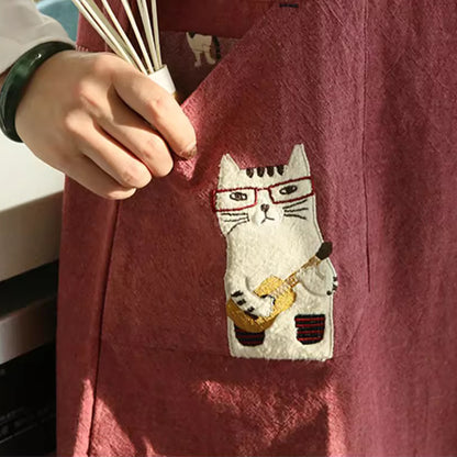 Tablier japonais chat Kusuguru