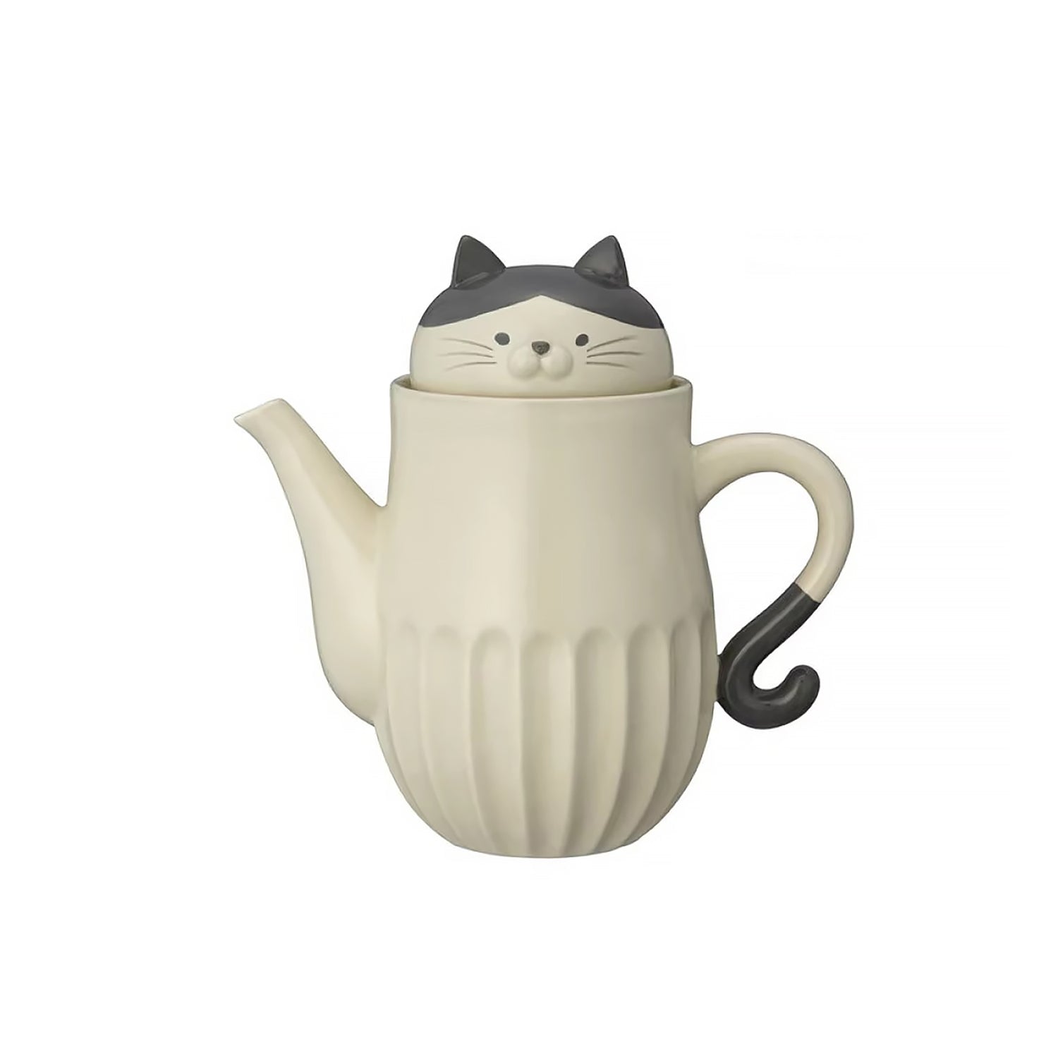 Théière et Mug en céramique chat DECOLE