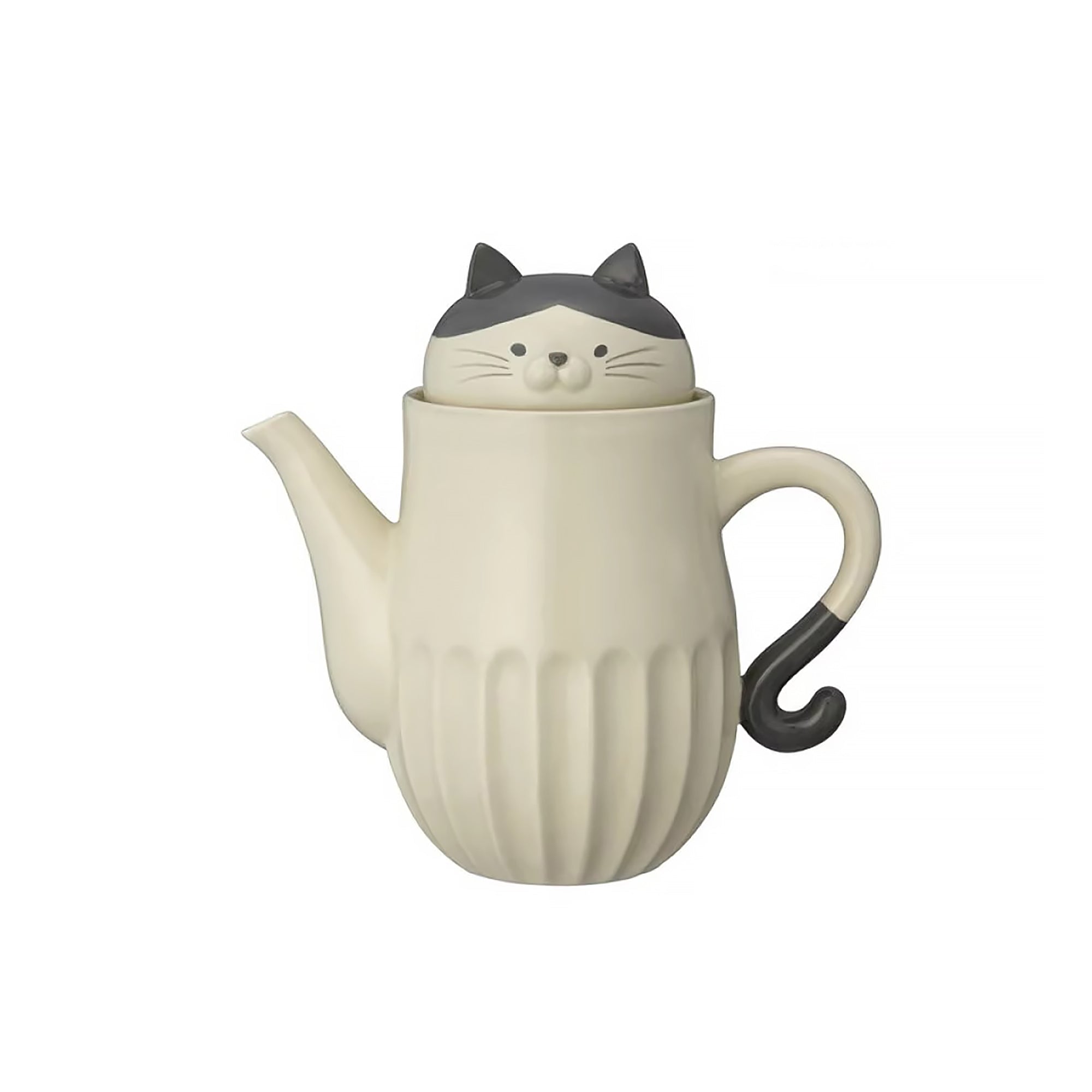 Théière et Mug en céramique chat DECOLE