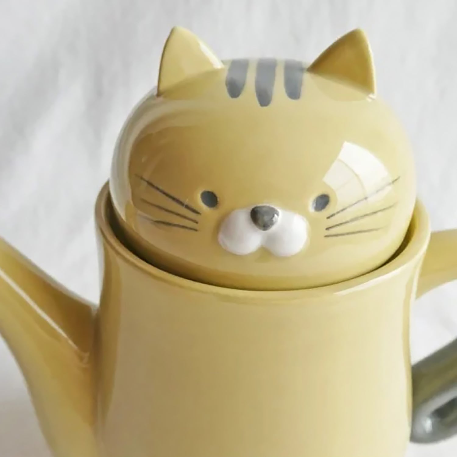 Théière et Mug en céramique chat DECOLE