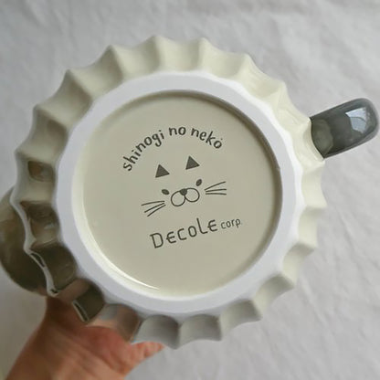 Théière et Mug en céramique chat DECOLE