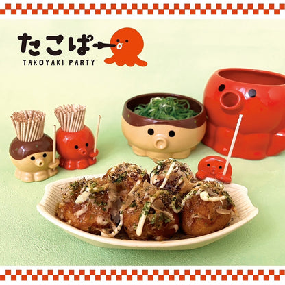 Service à takoyaki en céramique