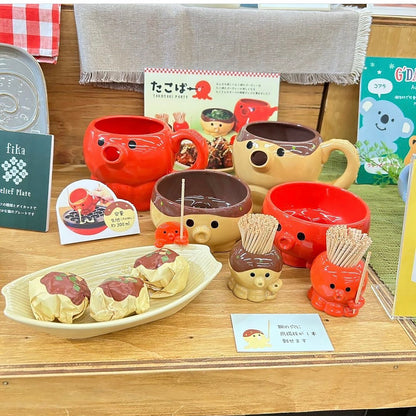 Service à takoyaki en céramique