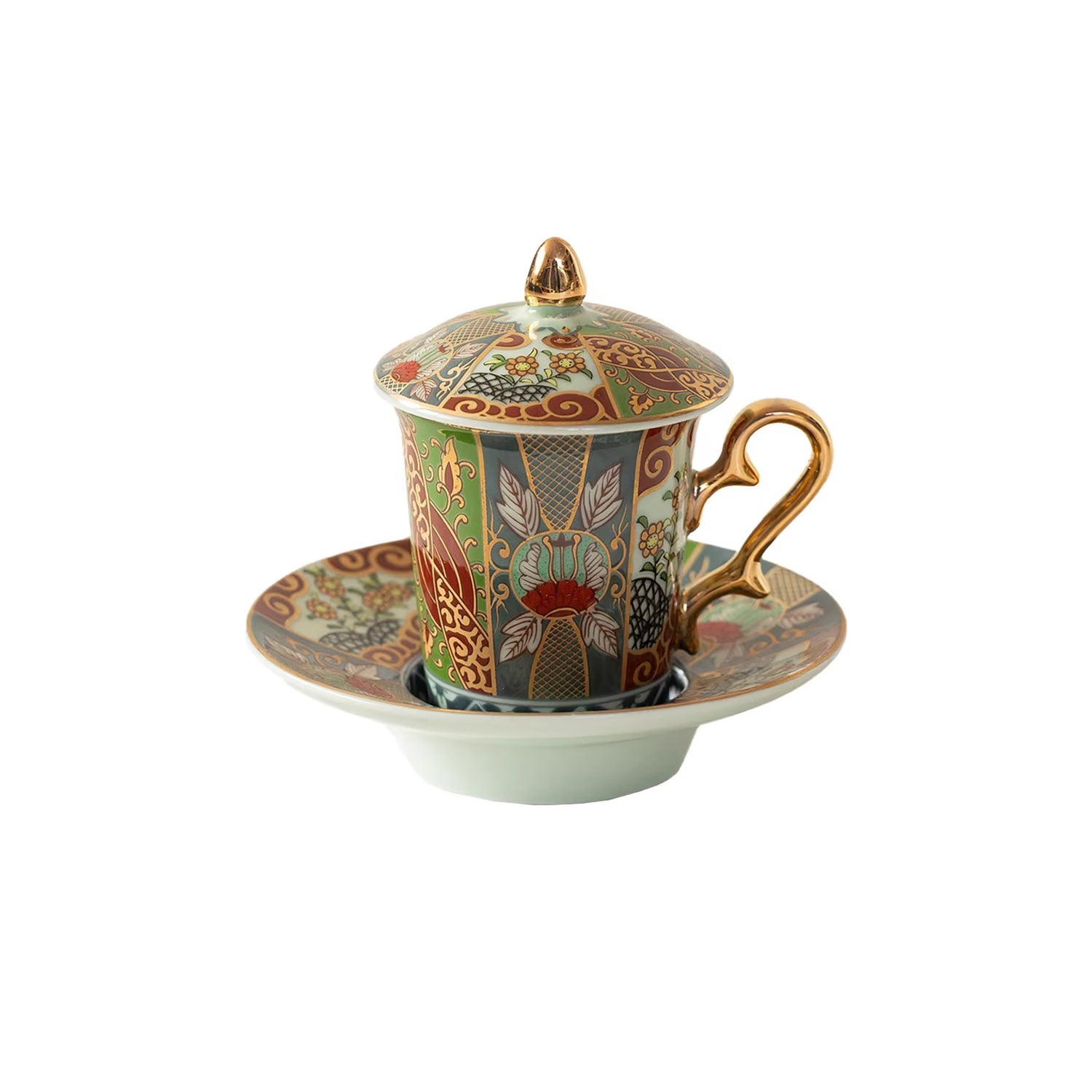 Tasse Aritayaki style Rinkuro décor impérial doré