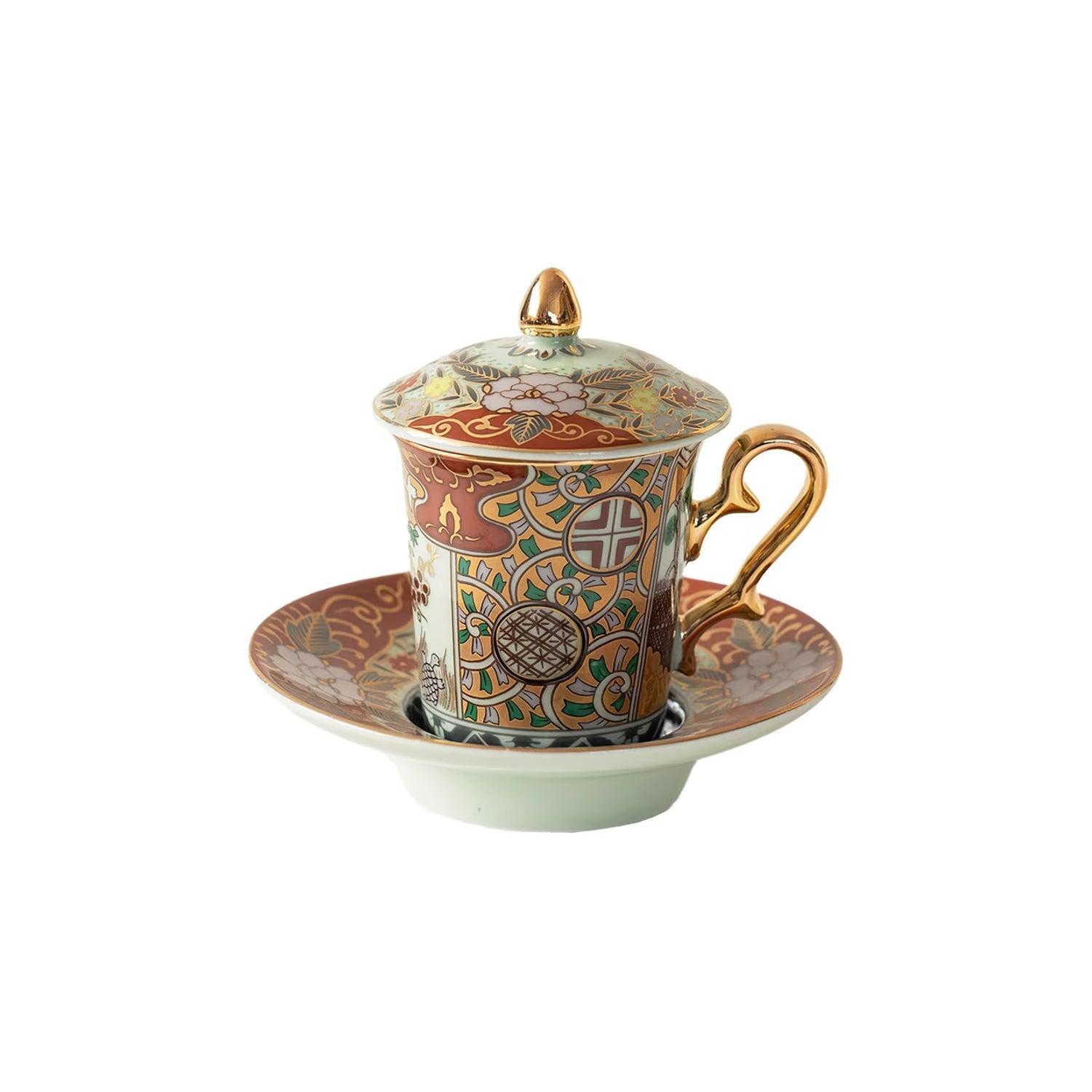 Tasse Aritayaki style Rinkuro décor impérial doré