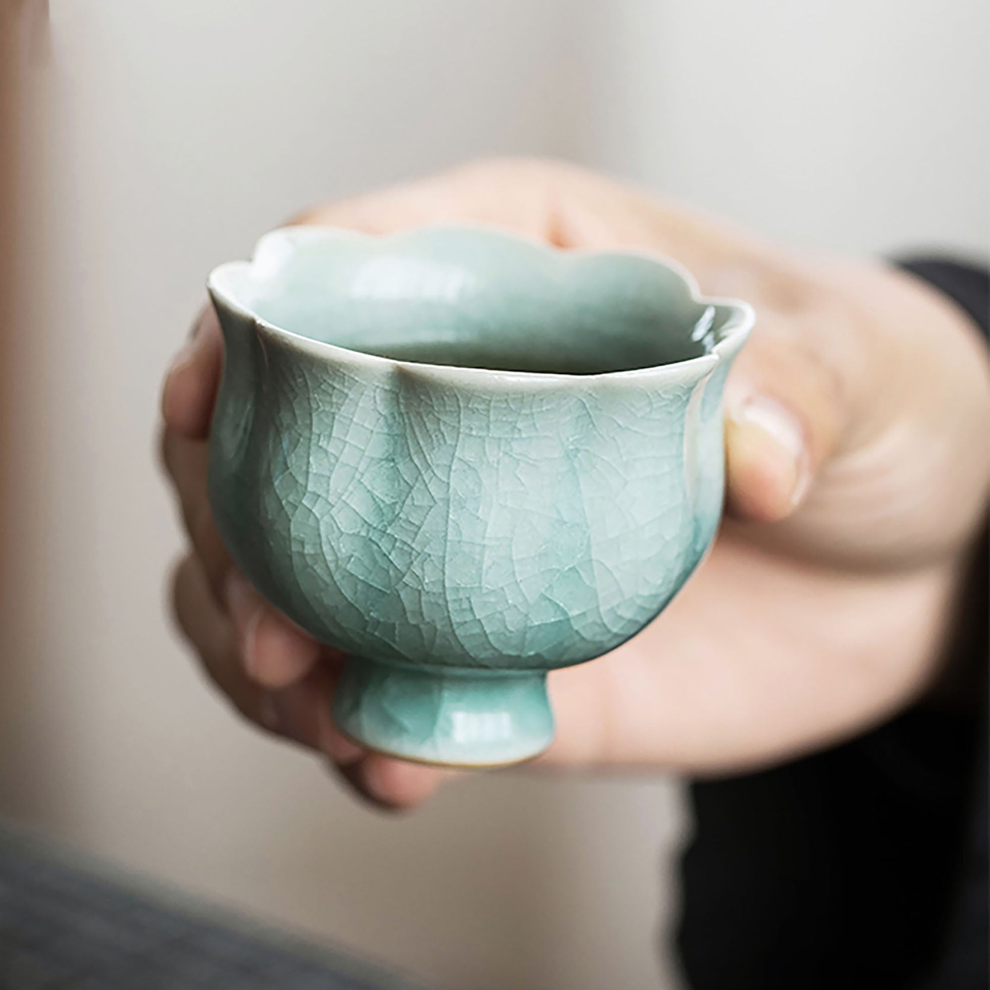 TASSE du the en forme FLEUR-RU