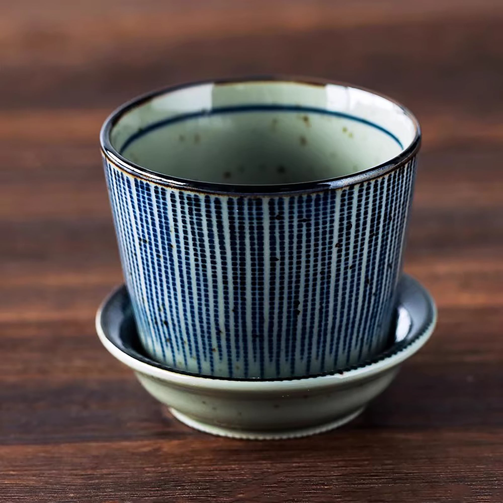 Tasse yunomi Minoyaki avec motif tokusas