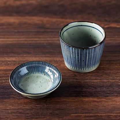 Tasse yunomi Minoyaki avec motif tokusas