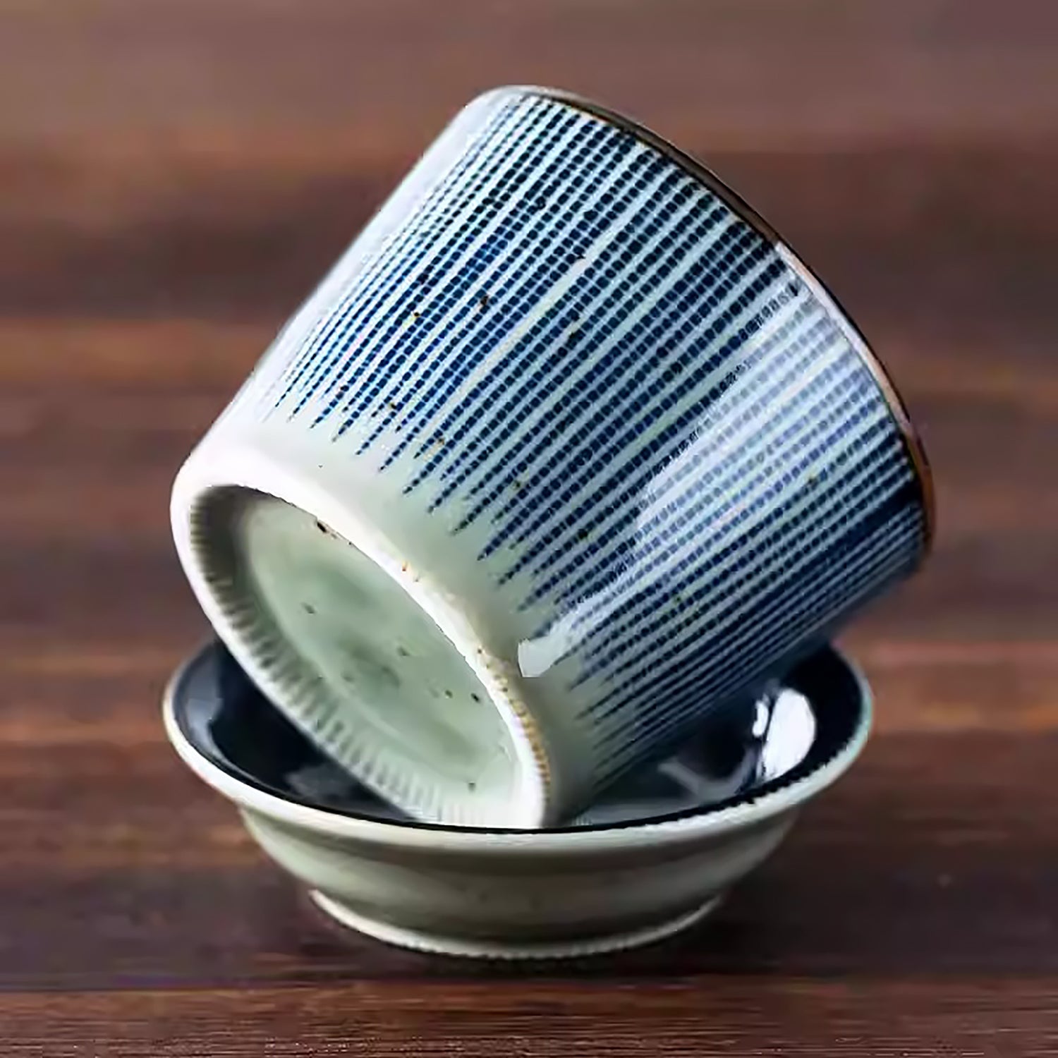 Tasse yunomi Minoyaki avec motif tokusas