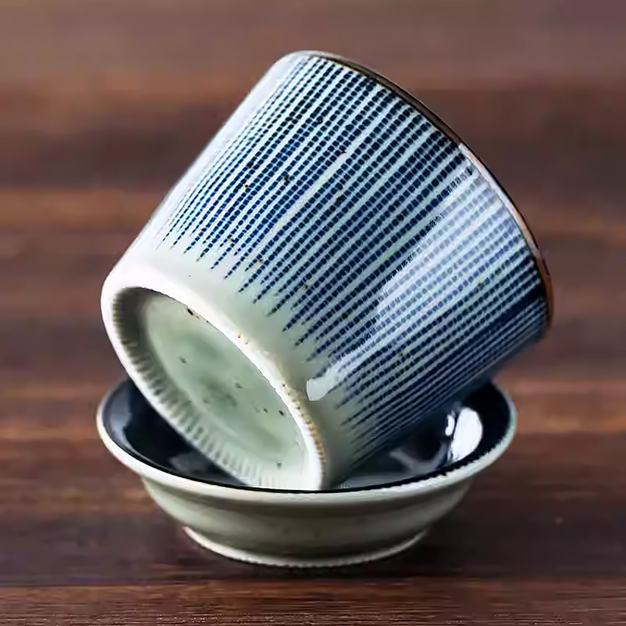 Tasse yunomi Minoyaki avec motif tokusas