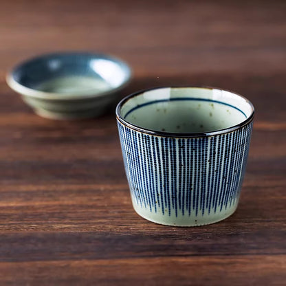 Tasse yunomi Minoyaki avec motif tokusas