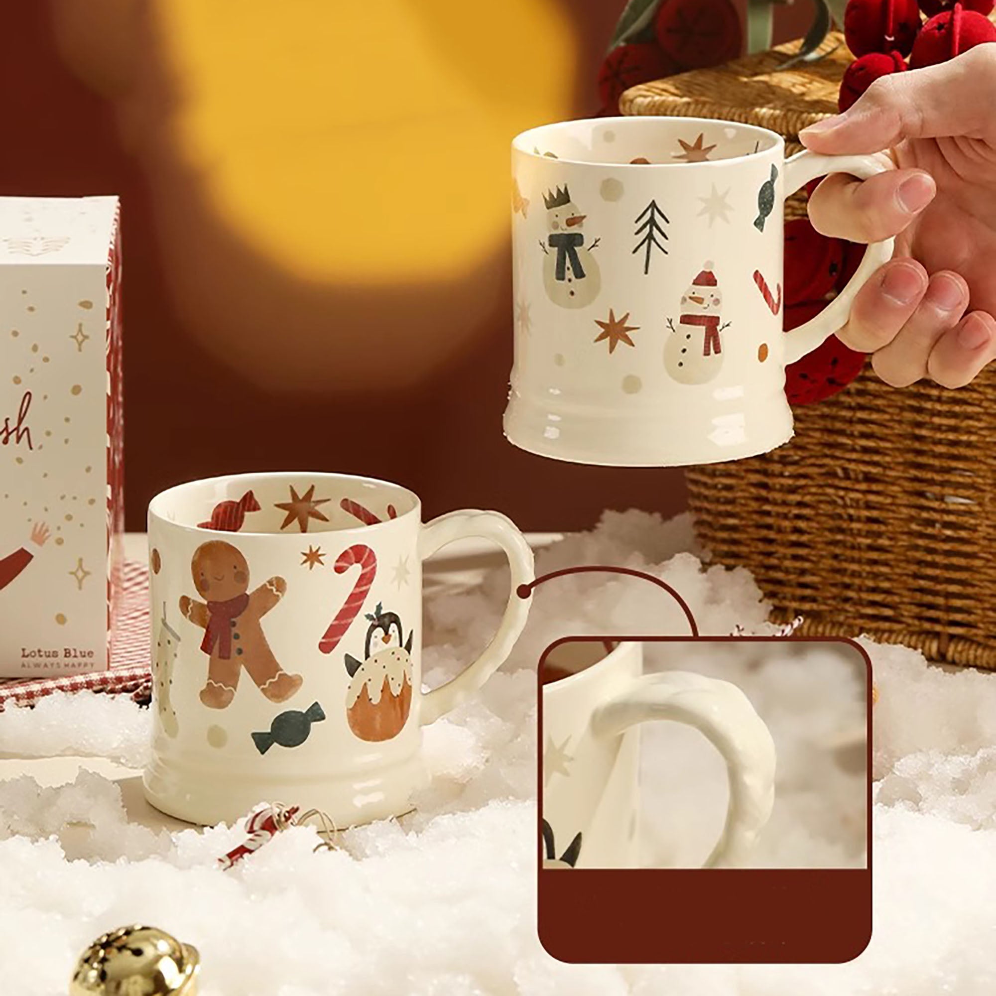 Mug en céramique de Noël