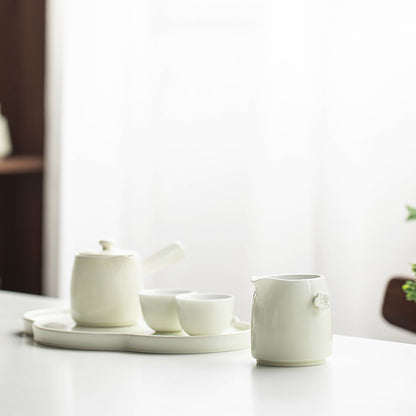 Tasse de partage en porcelaine avec émail primevère innovant