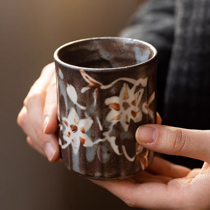 Tasse en céramique de Shino-yaki