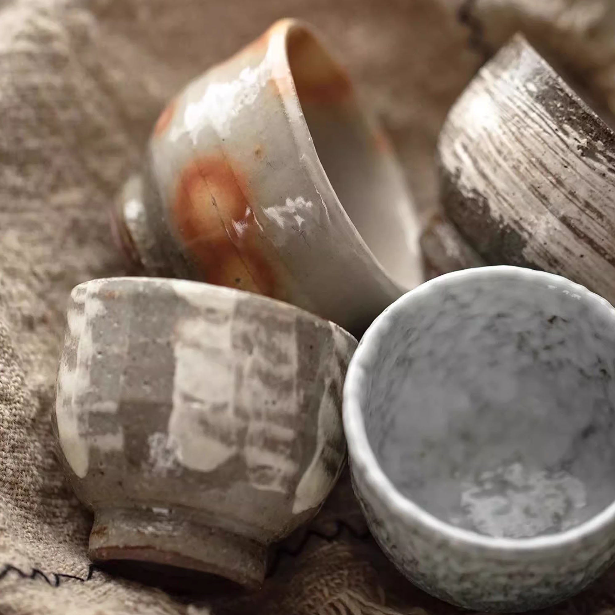 Ensemble de tasses à thé en céramique japonaise Hatsuichi