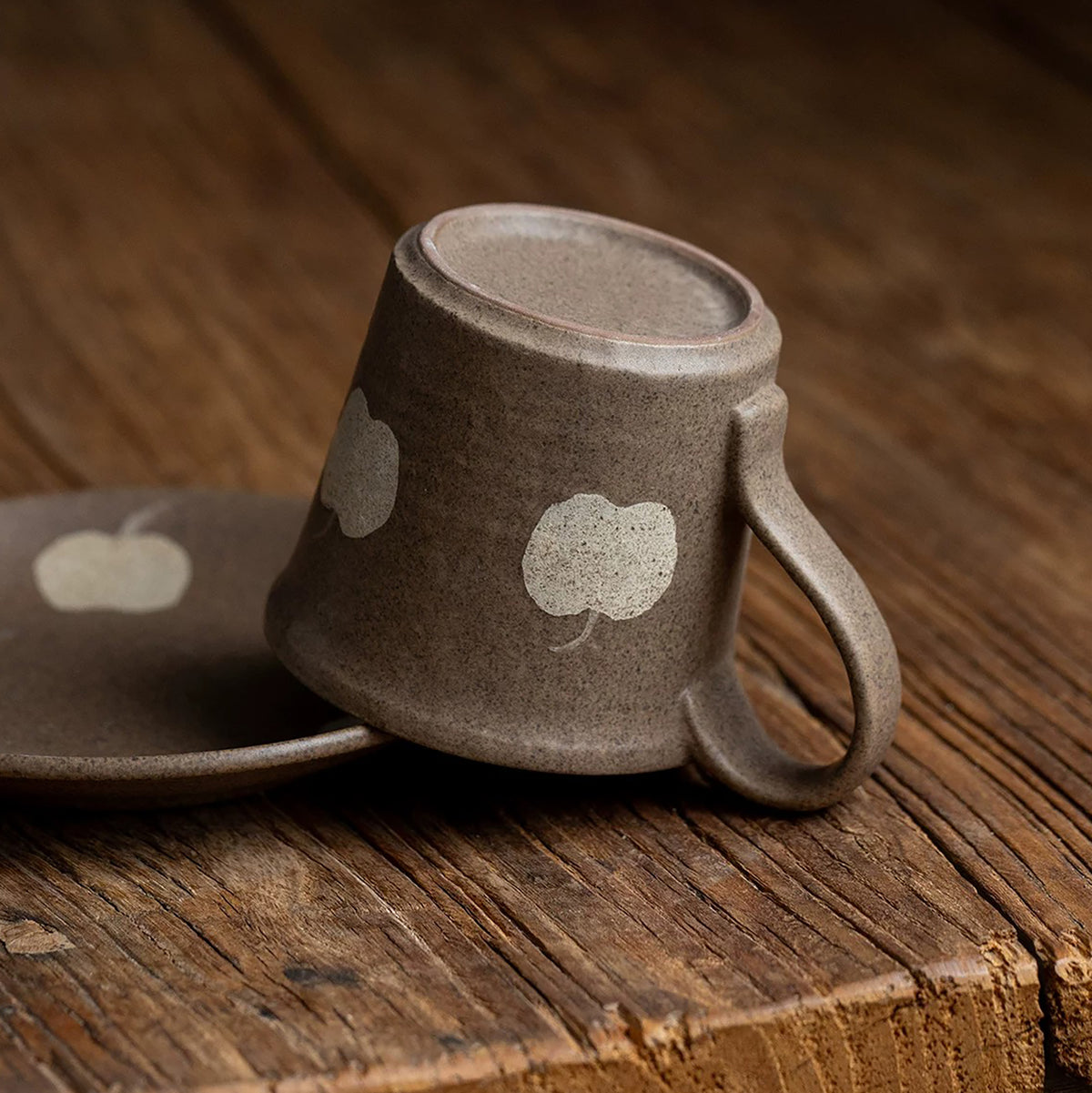 Tasse à café en grès style Wabi-Sabi 