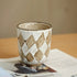 Tasse Yunomi motif losanges