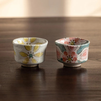 Tasse à thé Hatsuichi en grès façonnée à la main