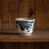 Tasse à thé japonaise Soukichi-gama motif arabesque peinte à la main