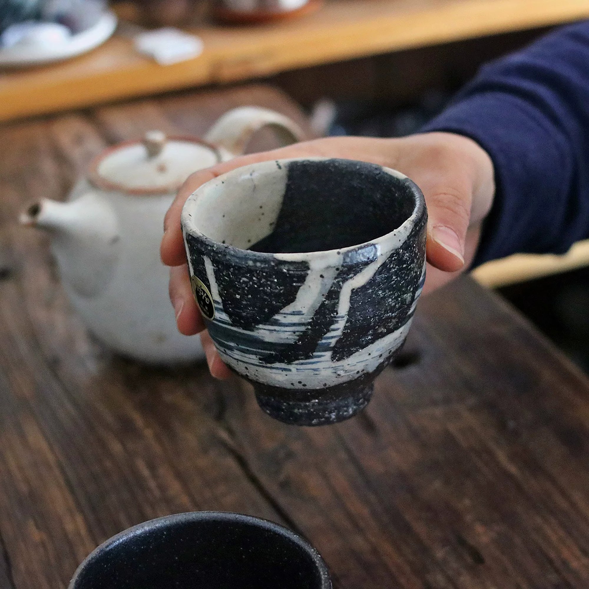 Tasse yunomi en céramique Shigaraki