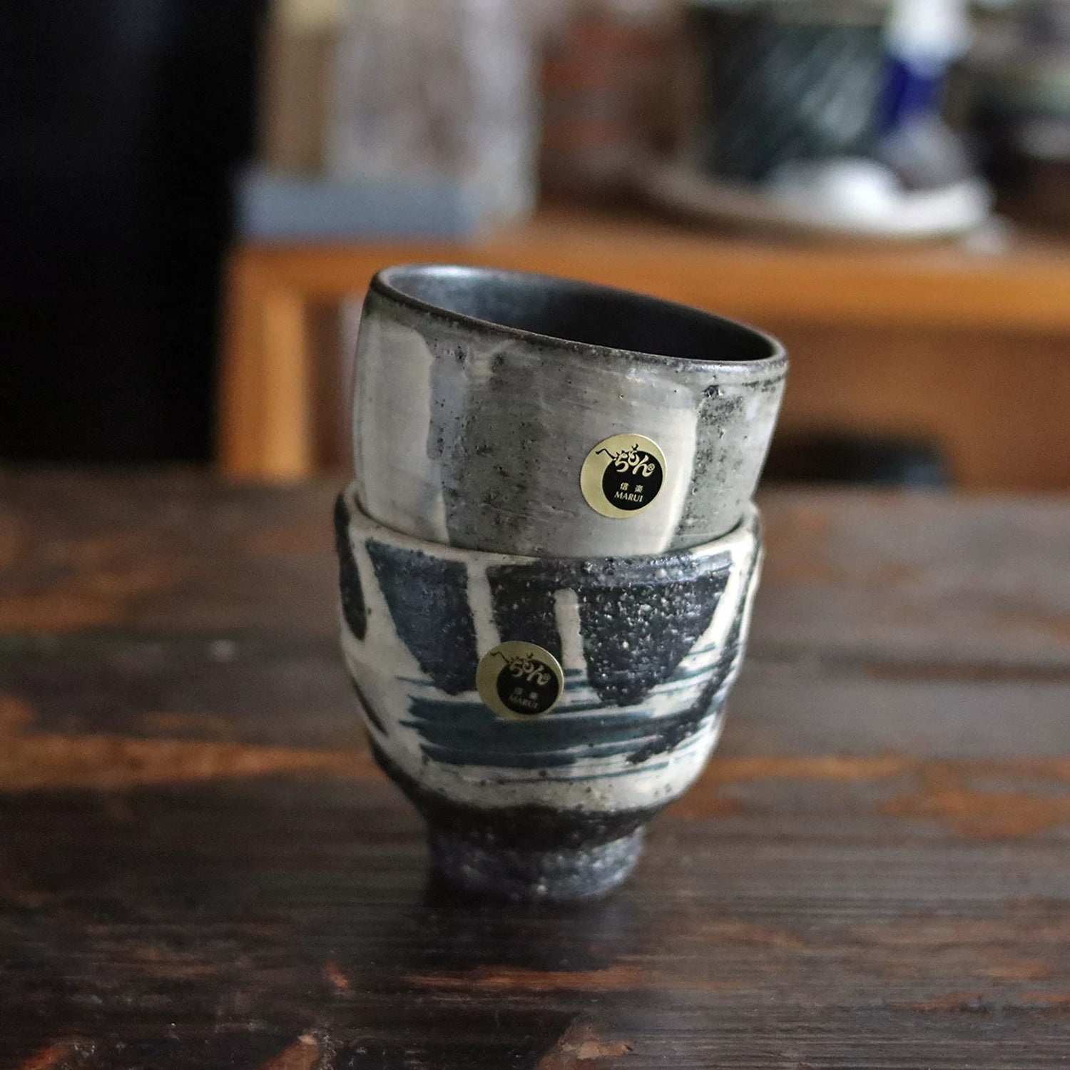 Tasse yunomi en céramique Shigaraki