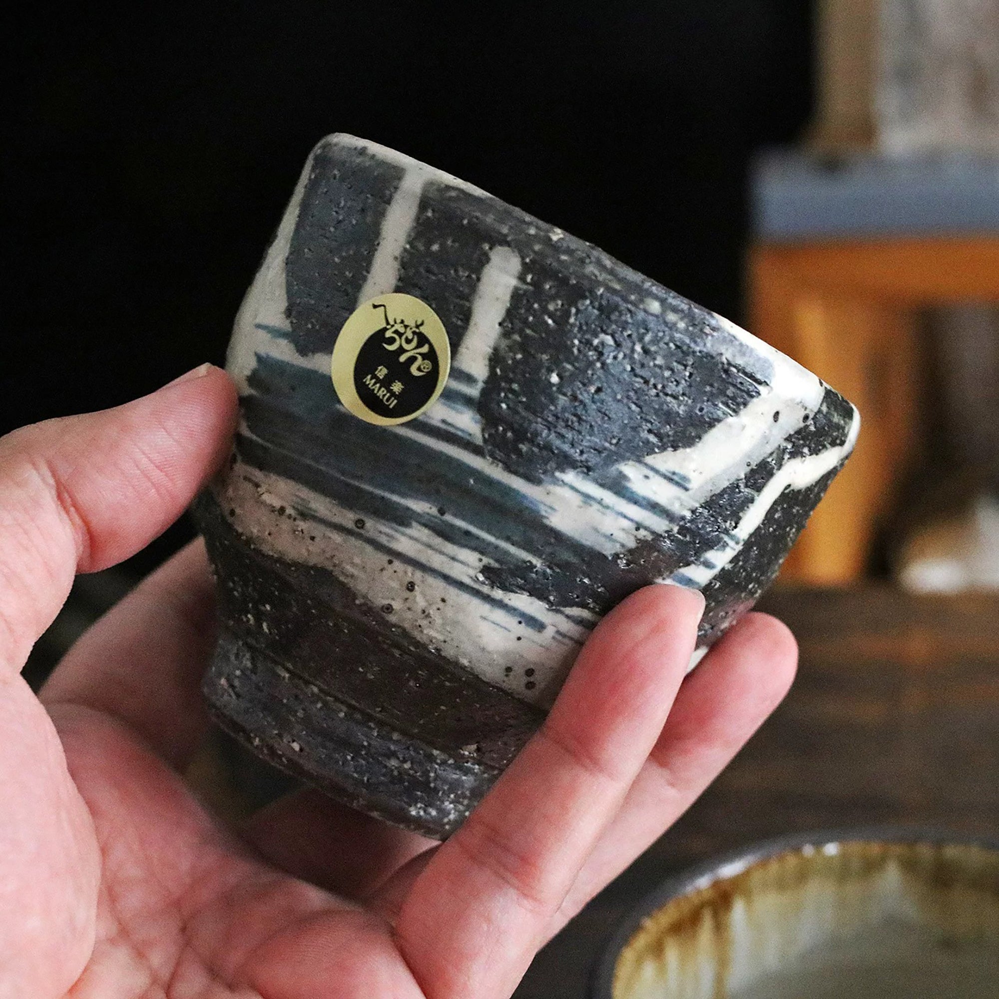 Tasse yunomi en céramique Shigaraki