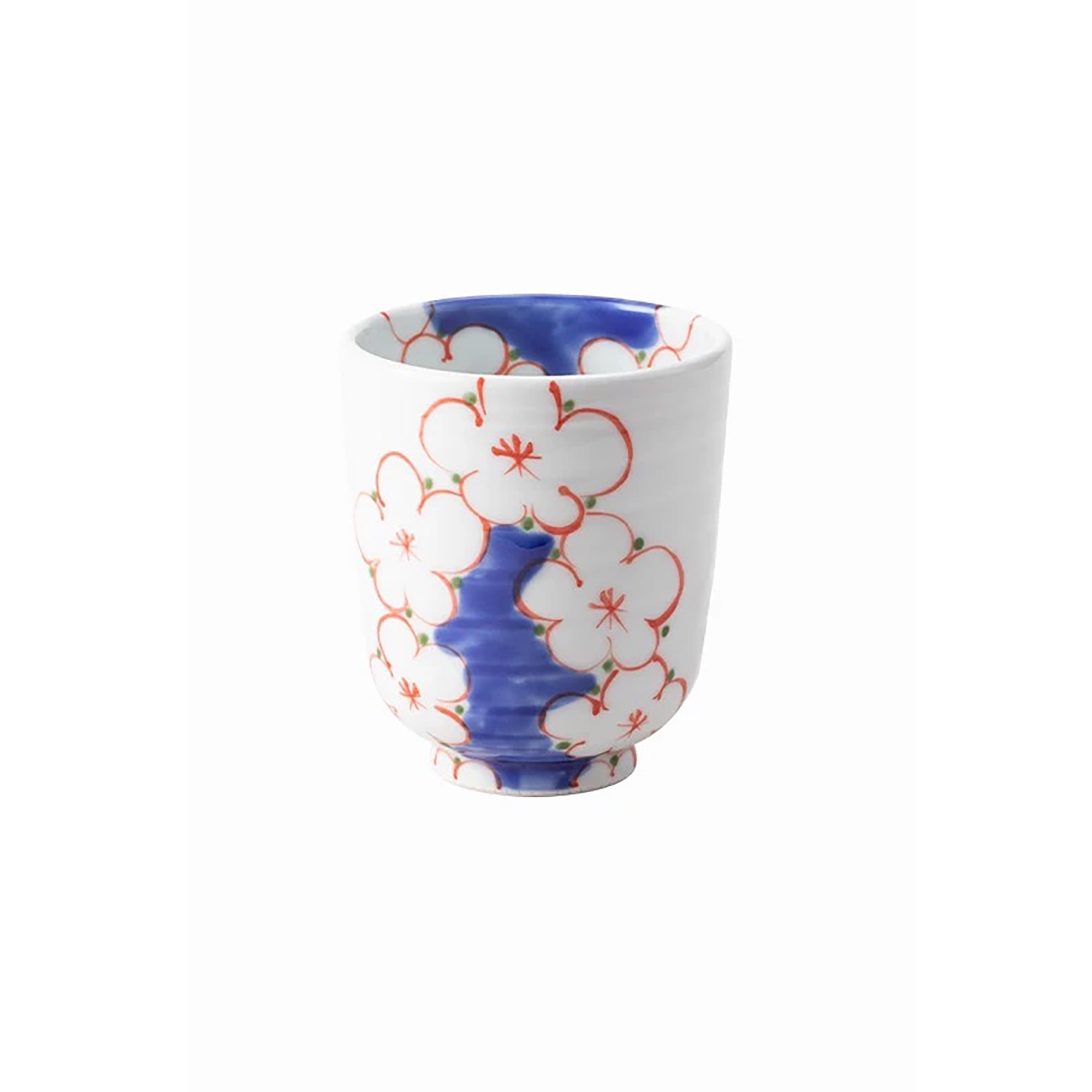 Tasses à thé Sakura en porcelaine Mino-yaki.