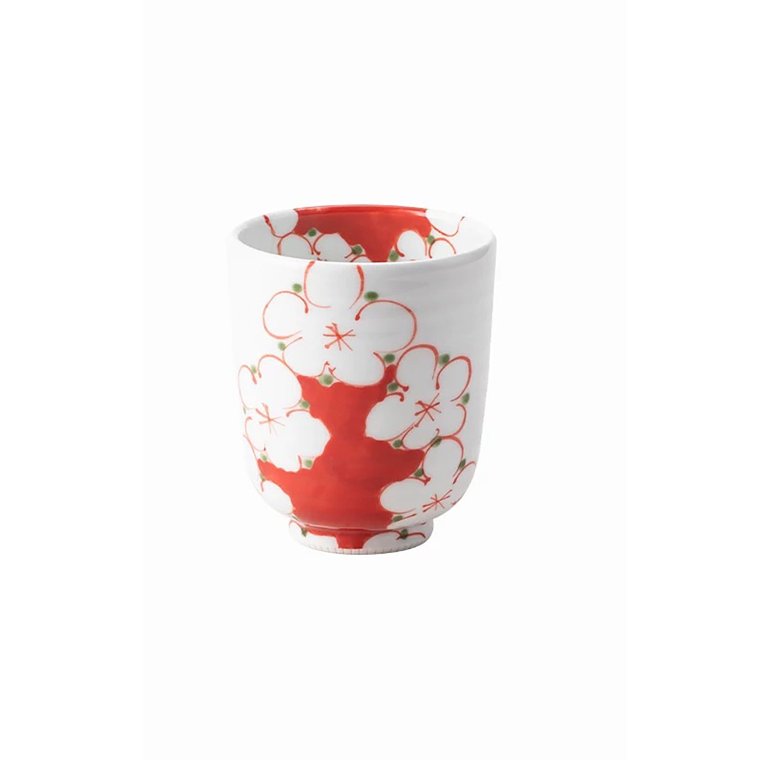 Tasses à thé Sakura en porcelaine Mino-yaki.