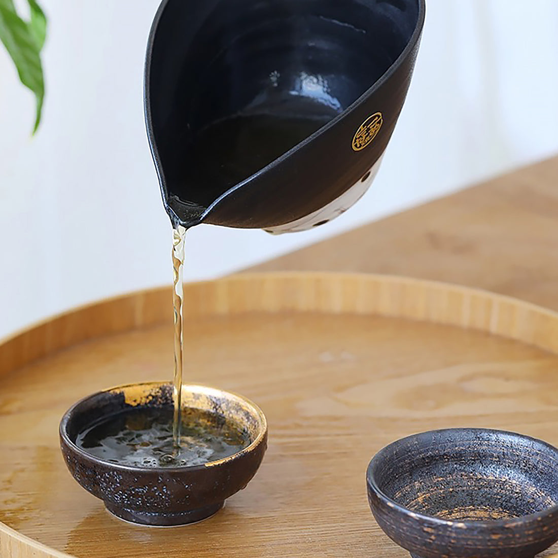 Tasse Katakuchi en grès Tokoname