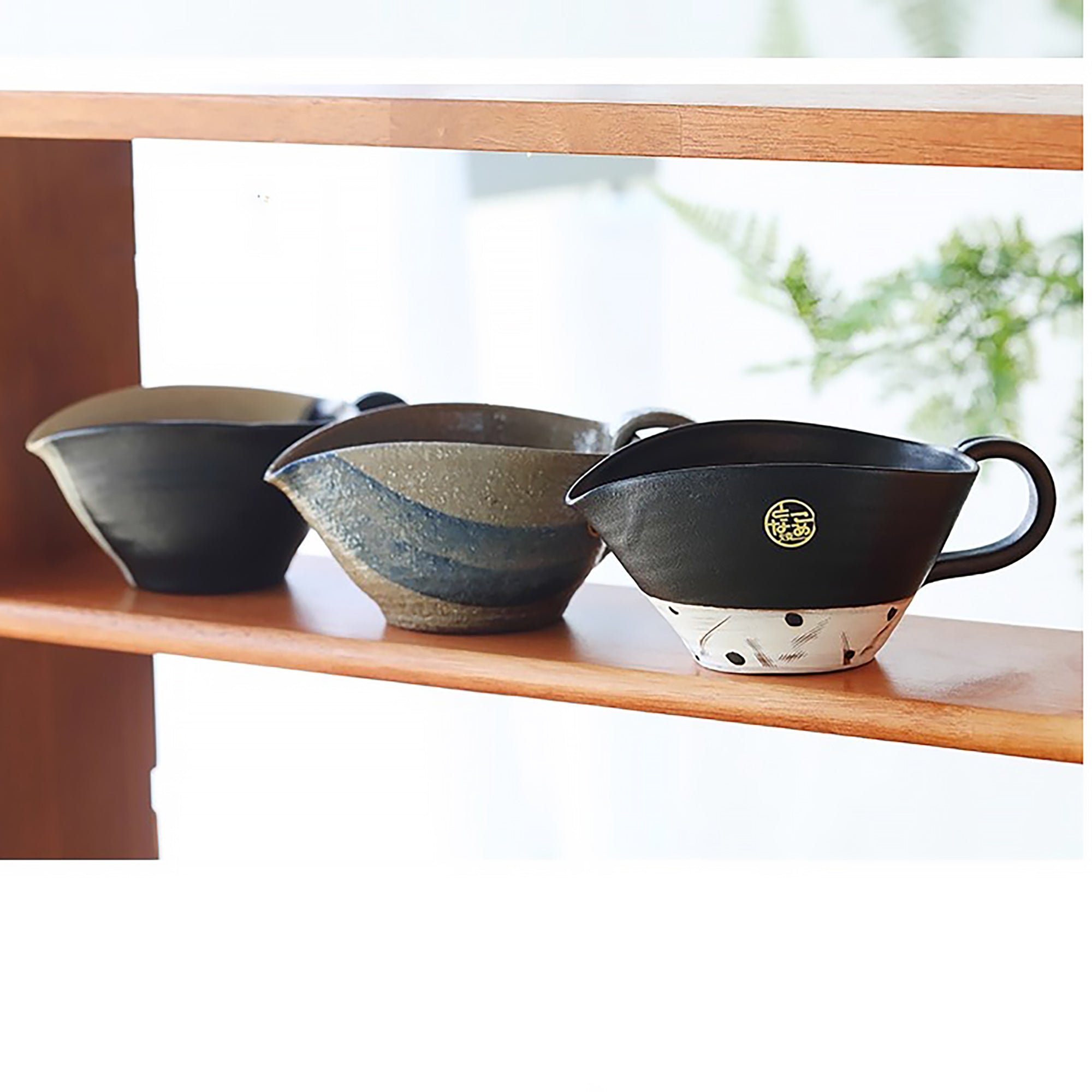 Tasse Katakuchi en grès Tokoname