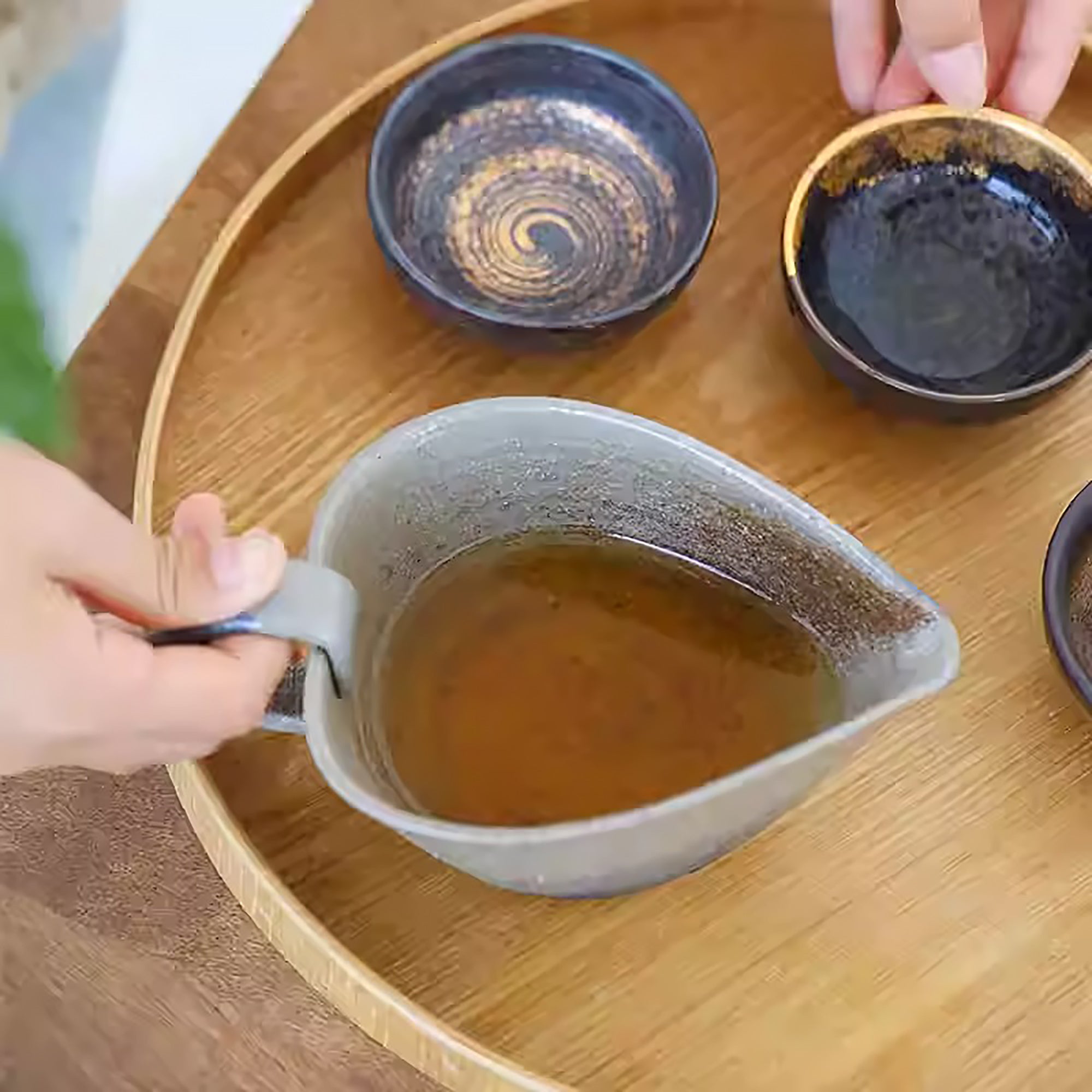 Tasse Katakuchi en grès Tokoname