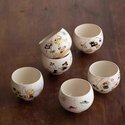Tasse en céramique &quot;Kiyomizu-yaki&quot; de l&