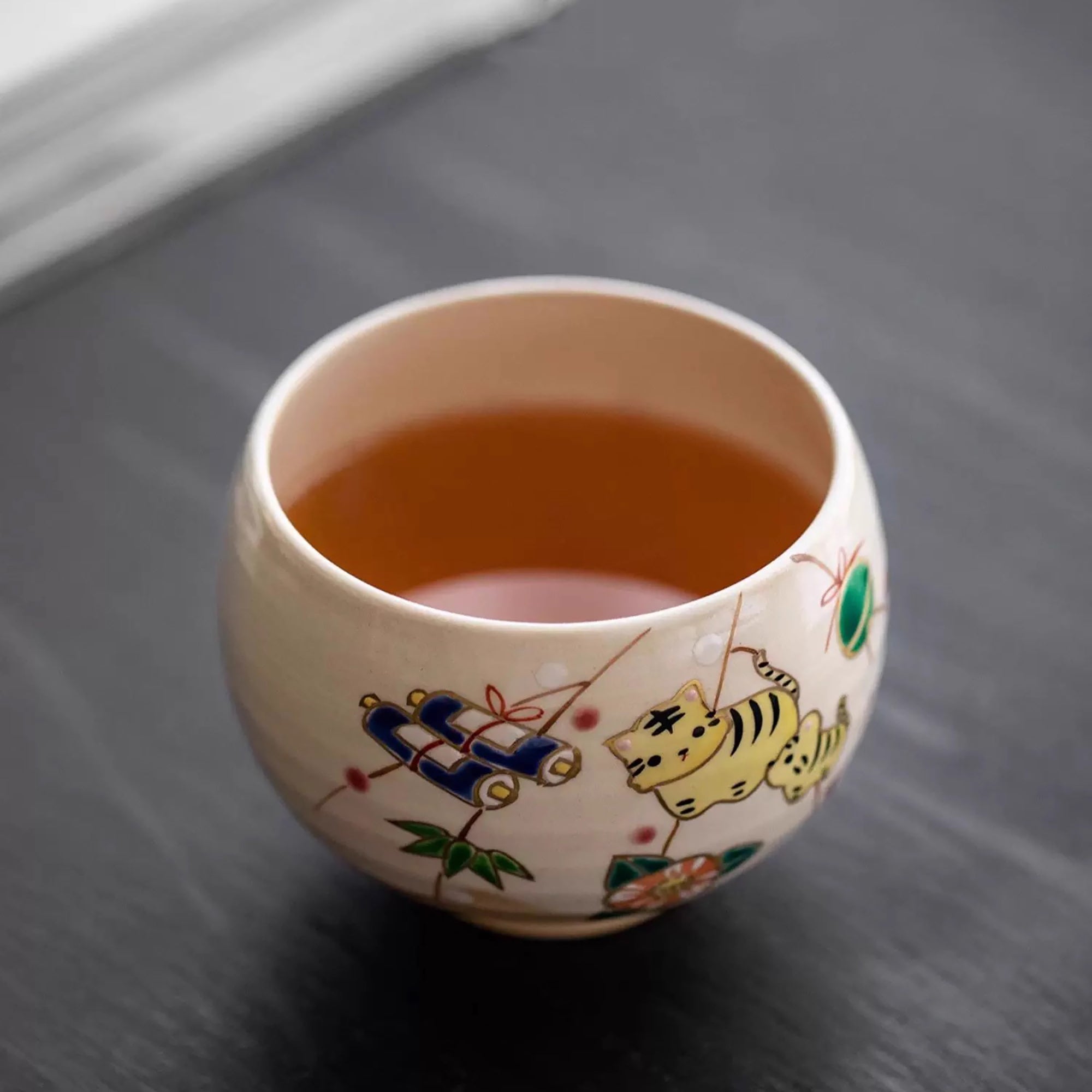 Tasse en céramique "Kiyomizu-yaki" de l&