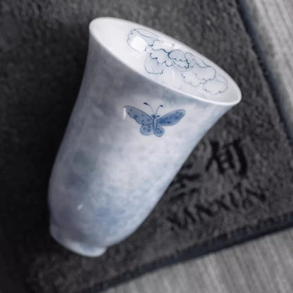 Tasse à parfume en Porcelaine en Thème &quot;Papillon et Fleur&quot;