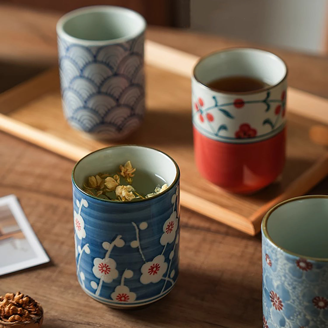 Tasse en céramique style choko japonais