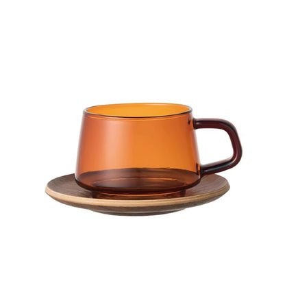 Tasse à café ambre KINTO Style vintage