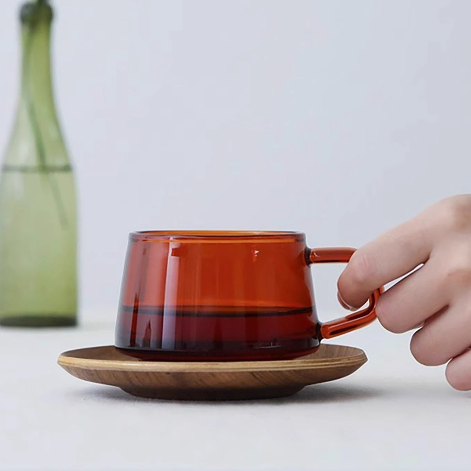 Tasse à café ambre KINTO Style vintage