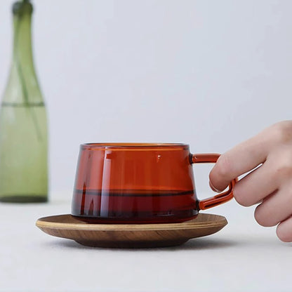 Tasse à café ambre KINTO Style vintage