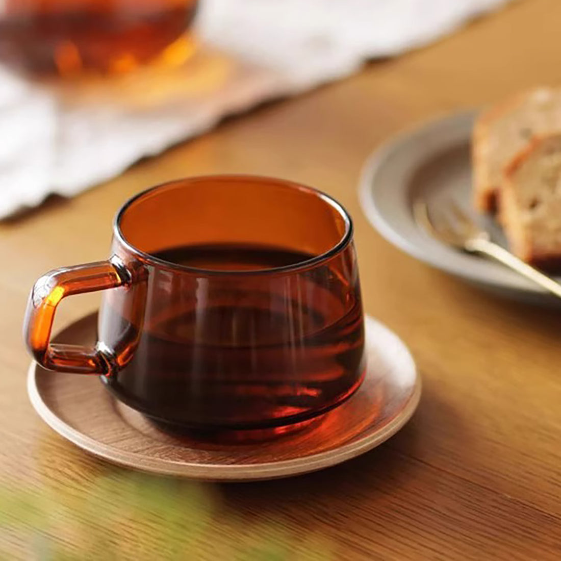 Tasse à café ambre KINTO Style vintage