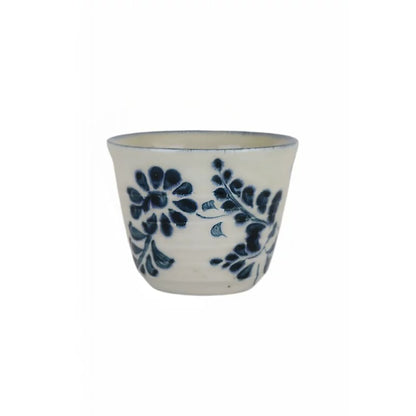Soukichi-gama Teetasse, handbemaltes Arabeskenmuster