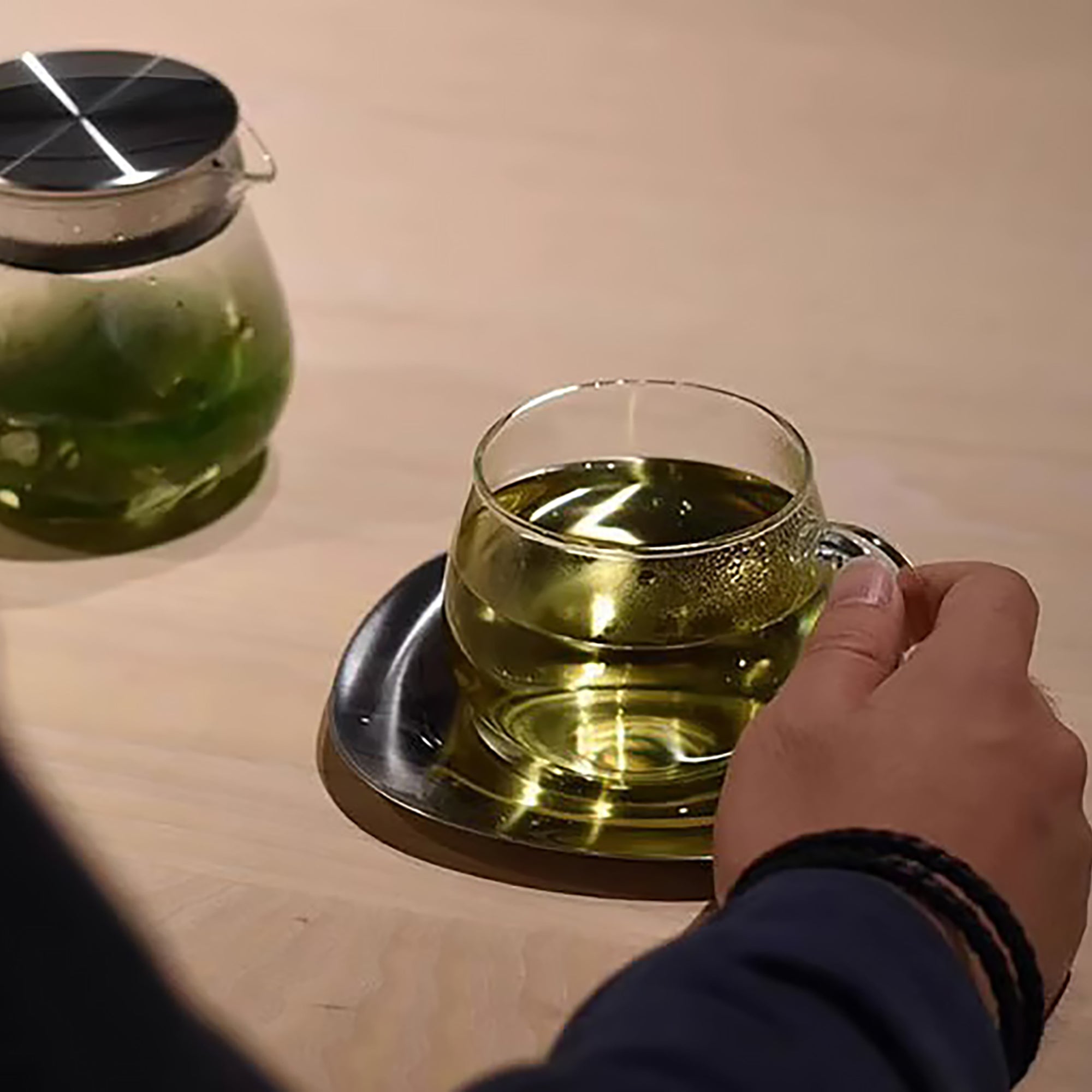 Théière en verre Kinto