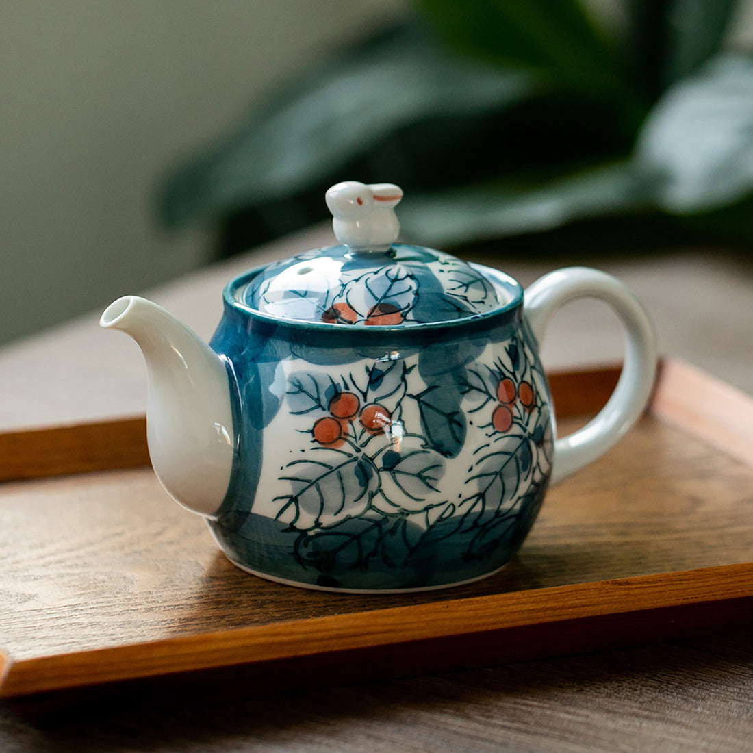 Minoyaki ceramic teapot