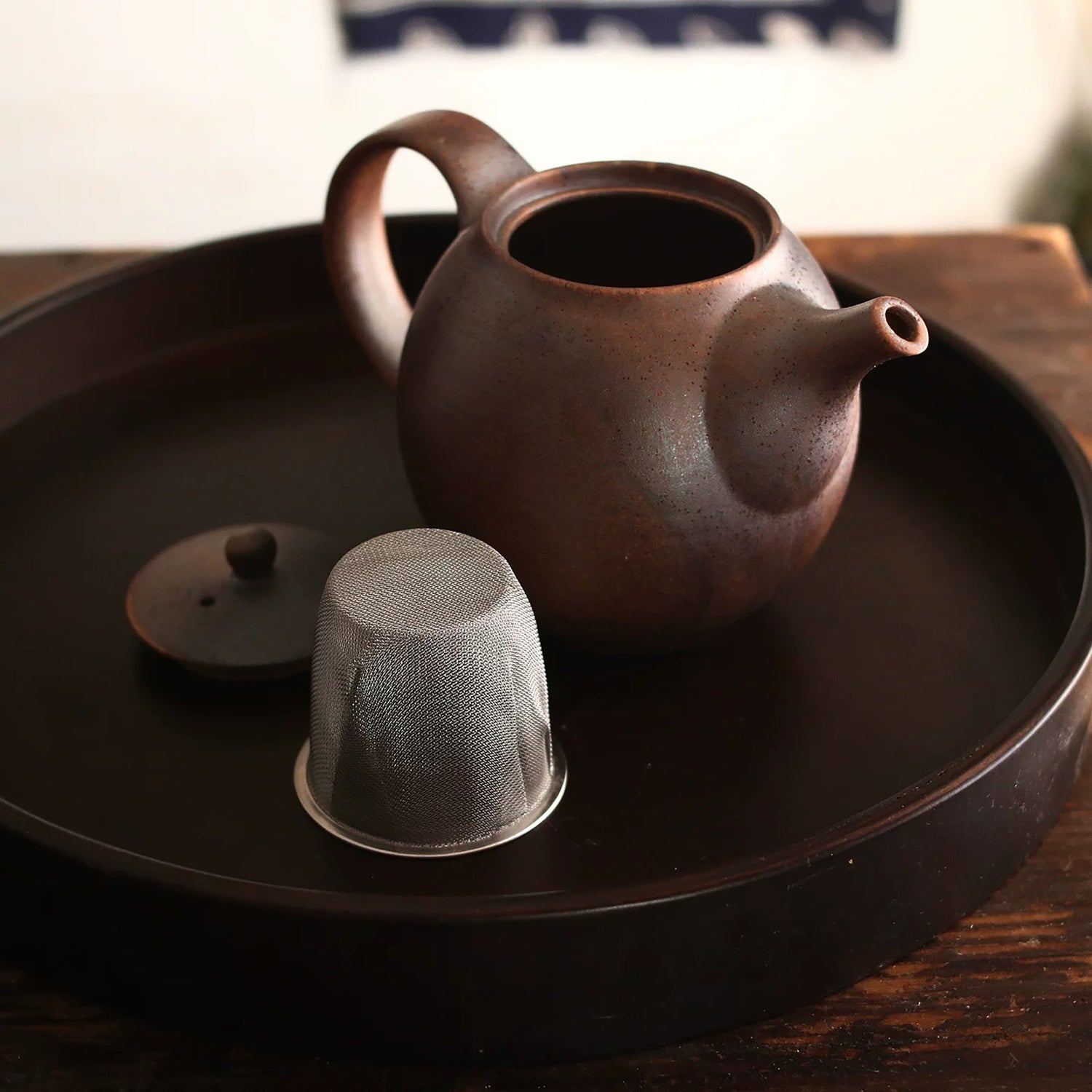Théière en céramique Shigaraki