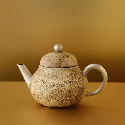 Théière forme poire style pierre