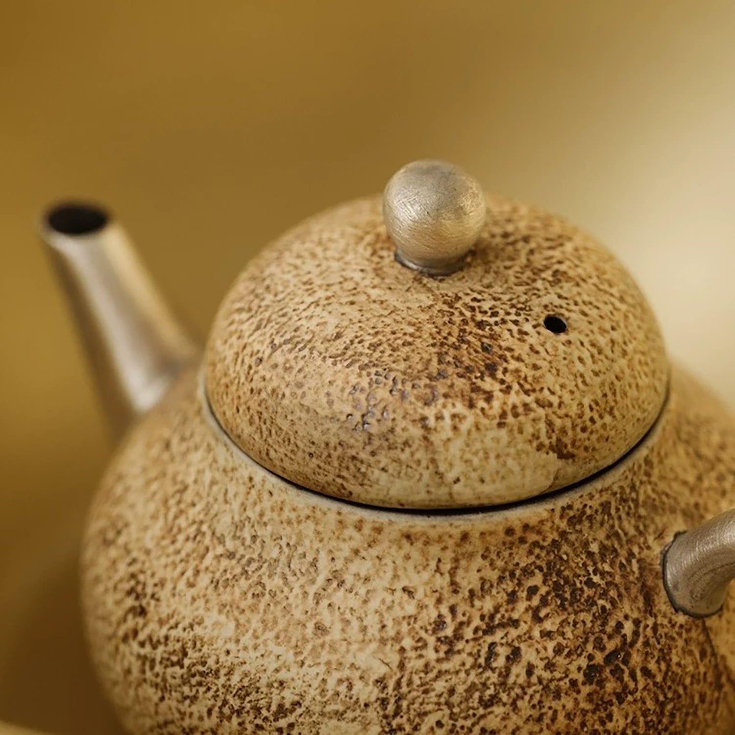 Théière forme poire style pierre