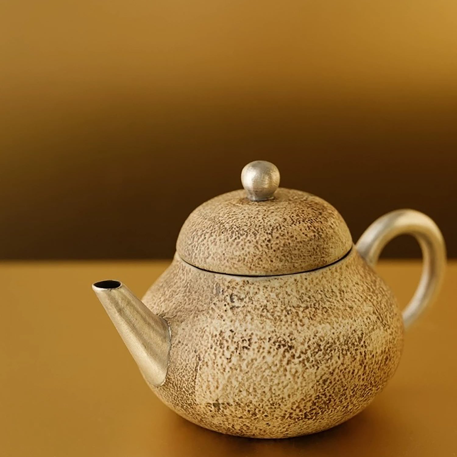 Théière forme poire style pierre