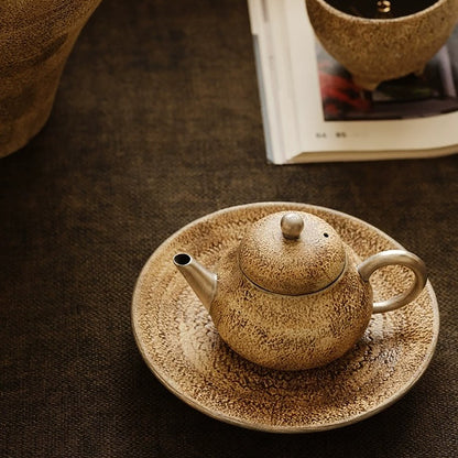 Théière forme poire style pierre