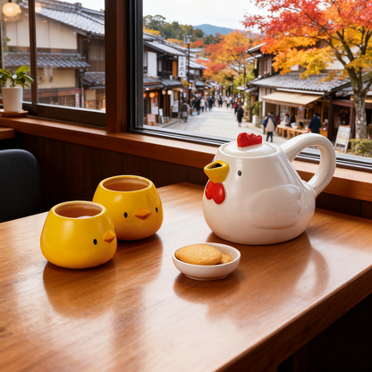 Service à thé Sunart en Série familiale mignonne